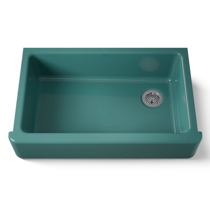 KOHLER K-6489 Whitehaven 35-3/4" undermount single-bowl farmhouse kitchen sink