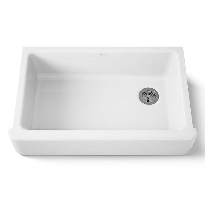 KOHLER K-6489 Whitehaven 35-3/4" undermount single-bowl farmhouse kitchen sink