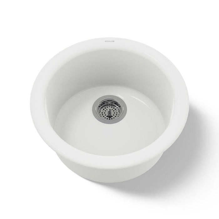 KOHLER K-6565 Porto Fino 18-1/2" top-/undermount single-bowl bar sink