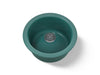 KOHLER K-6565 Porto Fino 18-1/2" top-/undermount single-bowl bar sink, teal