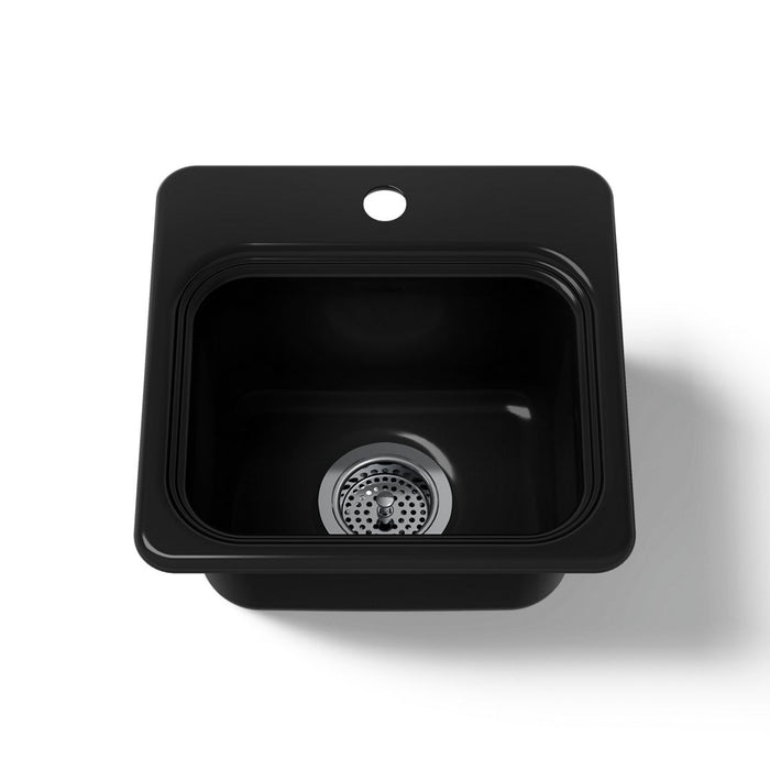 KOHLER K-6579-1 Northland 15" top-mount single-bowl bar sink