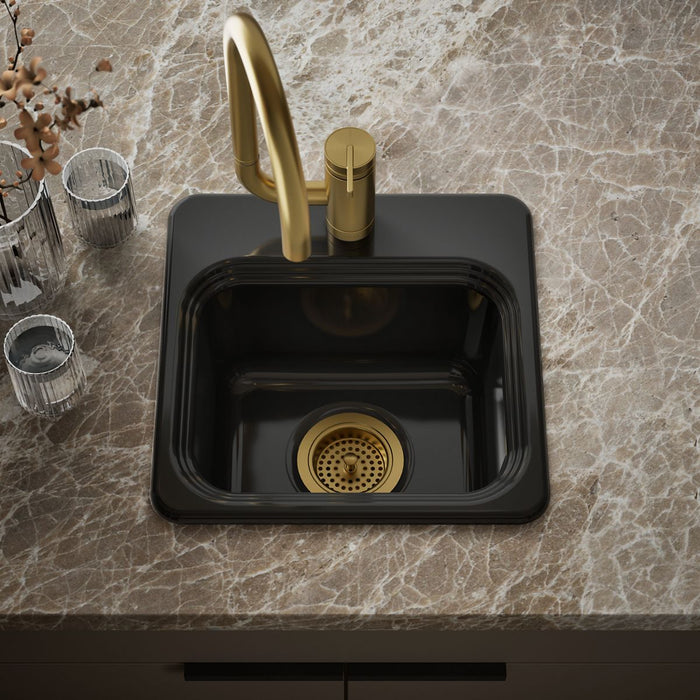 KOHLER K-6579-1 Northland 15" top-mount single-bowl bar sink