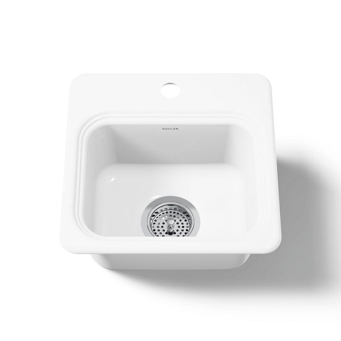 KOHLER K-6579-1 Northland 15" top-mount single-bowl bar sink