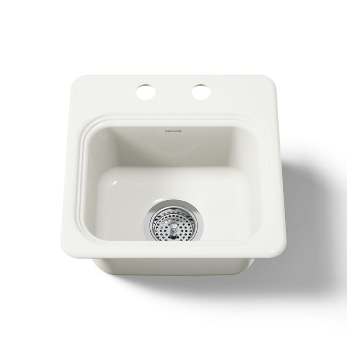 KOHLER K-6579-2 Northland 15" top-mount single-bowl bar sink