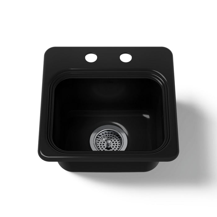 KOHLER K-6579-2 Northland 15" top-mount single-bowl bar sink
