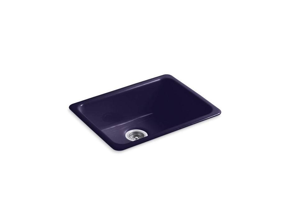 KOHLER Iron/Tones 24-1/4" top-/undermount single-bowl bar sink