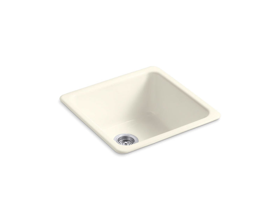KOHLER Iron/Tones 21" top-/undermount single-bowl bar sink