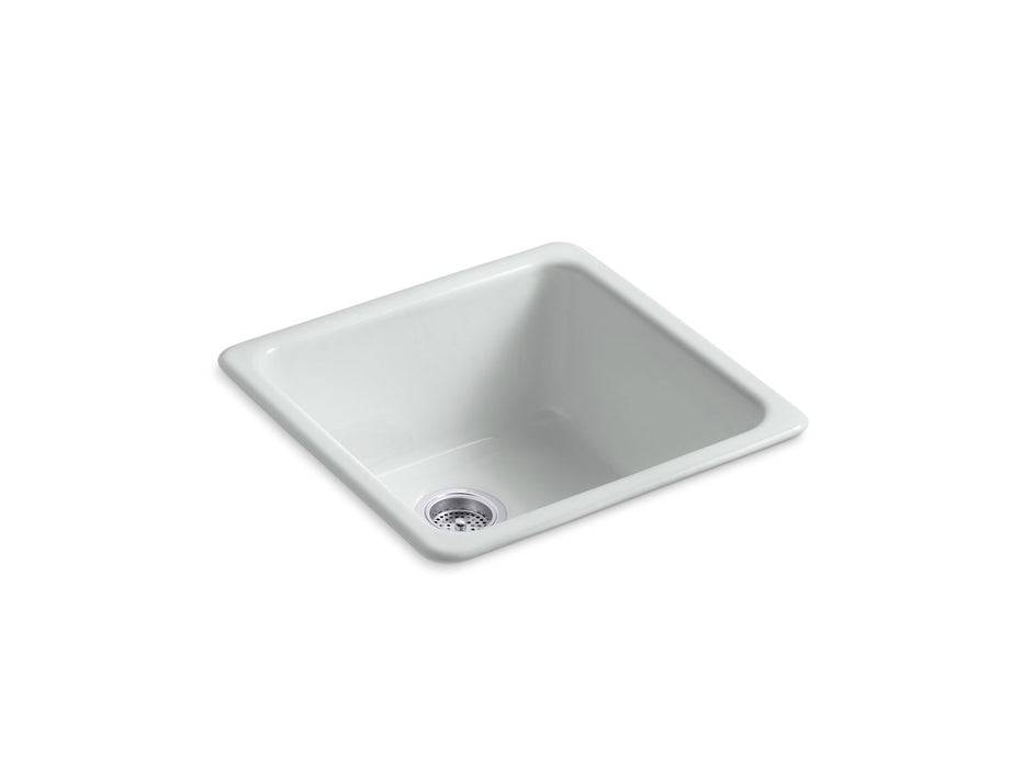 KOHLER Iron/Tones 21" top-/undermount single-bowl bar sink