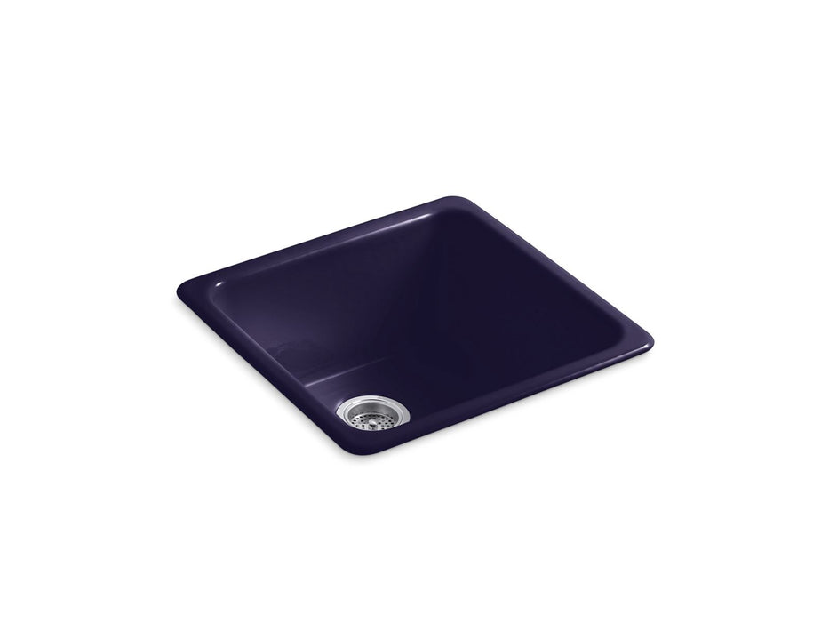 KOHLER Iron/Tones 21" top-/undermount single-bowl bar sink