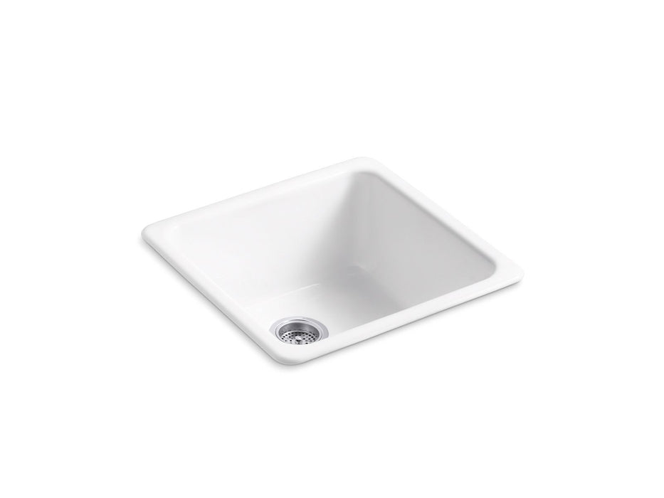 KOHLER Iron/Tones 21" top-/undermount single-bowl bar sink