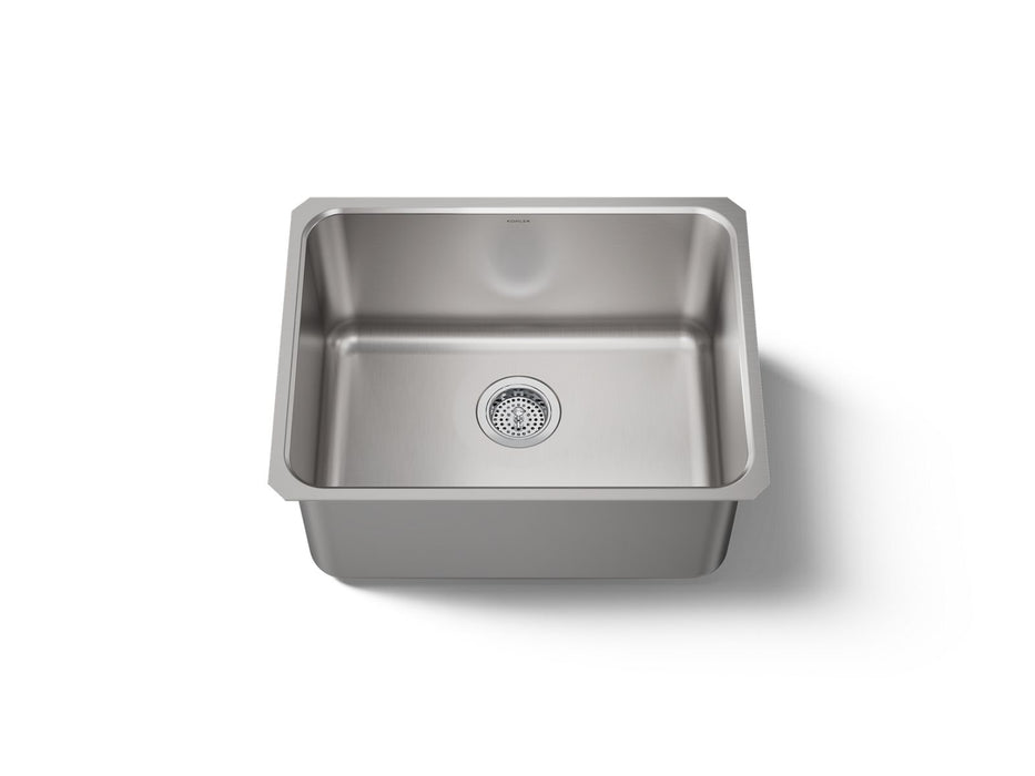 KOHLER K-6661 Undertone 23" undermount single-bowl utility sink, stainless steel
