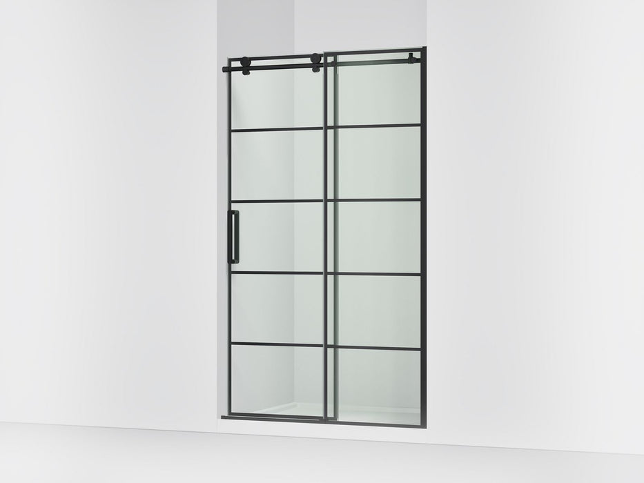 KOHLER K-701695-G79 Composed Sliding shower door, 78" H x 44-1/8 - 47-7/8" W, with 3/8" thick Crystal Clear glass with...