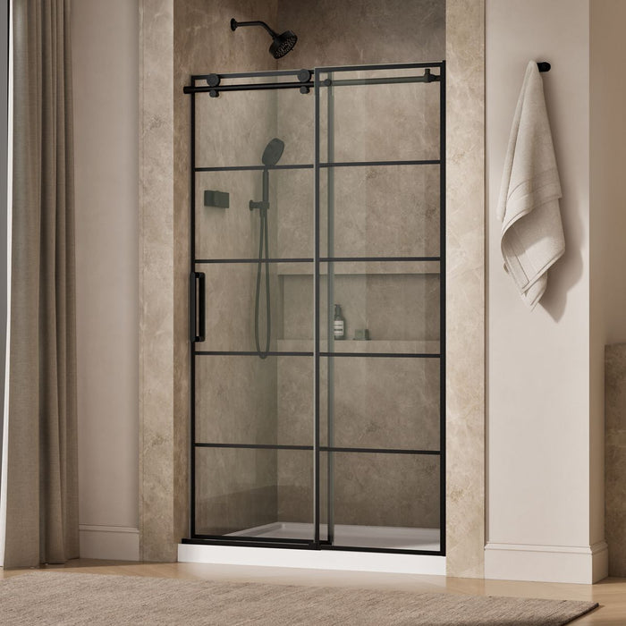 KOHLER K-701695-G79 Composed Sliding shower door, 78" H x 44-1/8 - 47-7/8" W, with 3/8" thick Crystal Clear glass with...