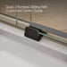 KOHLER K-701695-G81 Composed 78" H sliding shower door with 3/8"-thick glass, anodized brushed nickel - view 3