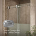 KOHLER K-701695-G81 Composed 78" H sliding shower door with 3/8"-thick glass, anodized brushed nickel - view 5