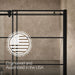 KOHLER K-701696-G79 Composed 78" H sliding shower door with 3/8"-thick glass, matte black - view 5