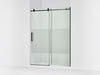 KOHLER K-701696-G81 Composed 78" sliding shower door with 3/8"-thick glass, matte black