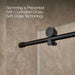 KOHLER K-701696-G81 Composed 78" sliding shower door with 3/8"-thick glass, matte black - view 5
