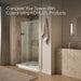 KOHLER K-701696-L Composed Sliding shower door, 78" H x 56-1/8 - 59-7/8" W, with 3/8" thick Crystal Clear glass, bright...