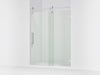 KOHLER K-701725-10L Artifacts 80-7/8" H sliding shower door with 3/8"-thick glass, polished chrome