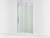 KOHLER K-701727-10L Artifacts 80-7/8" H sliding shower door with 3/8"-thick glass, polished chrome