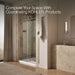 KOHLER K-701727-10L Artifacts 80-7/8" H sliding shower door with 3/8"-thick glass, vibrant polished nickel - view 5