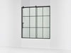 KOHLER K-702253-10G79 Rely 62-1/2" H sliding bath door with 3/8"-thick glass, matte black