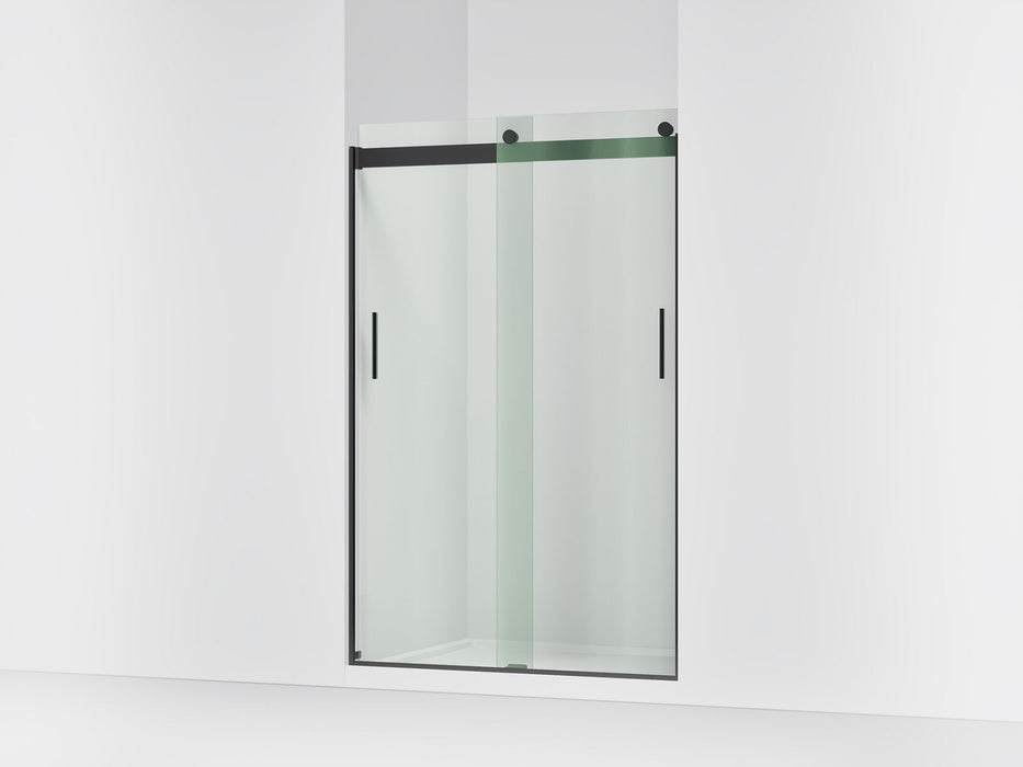 KOHLER K-706008-L Levity Sliding shower door, 74" H x 43-5/8 - 47-5/8" W, with 1/4" thick Crystal Clear glass