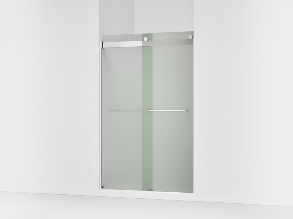KOHLER K-706014-D3 Levity Sliding shower door, 74" H x 44-5/8 - 47-5/8" W, with 1/4" thick Frosted glass