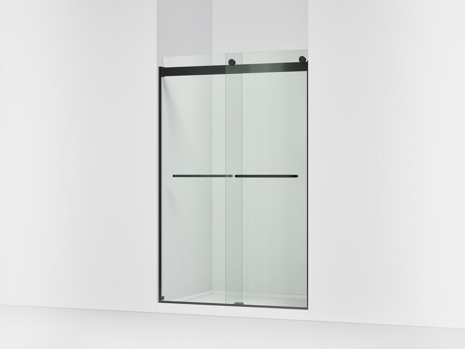 KOHLER K-706014-L Levity Sliding shower door, 74" H x 44-5/8 - 47-5/8" W, with 1/4" thick Crystal Clear glass
