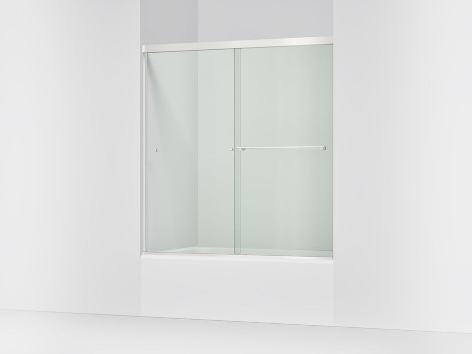 KOHLER K-707002-L Revel 62" H sliding bath door with 5/16"-thick glass