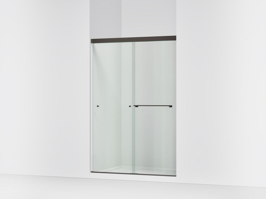 KOHLER K-707100-L Revel Sliding shower door, 70" H x 44-5/8 - 47-5/8" W, with 1/4" thick Crystal Clear glass