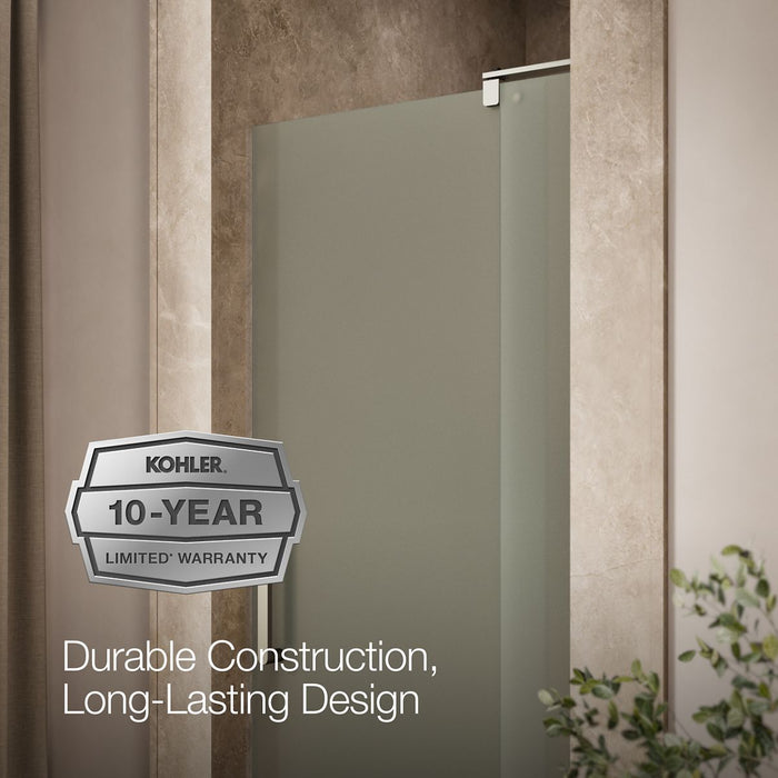 KOHLER K-707500-D3 Revel Pivot shower door, 70" H x 27-5/16 - 31-1/8" W, with 1/4" thick Frosted glass