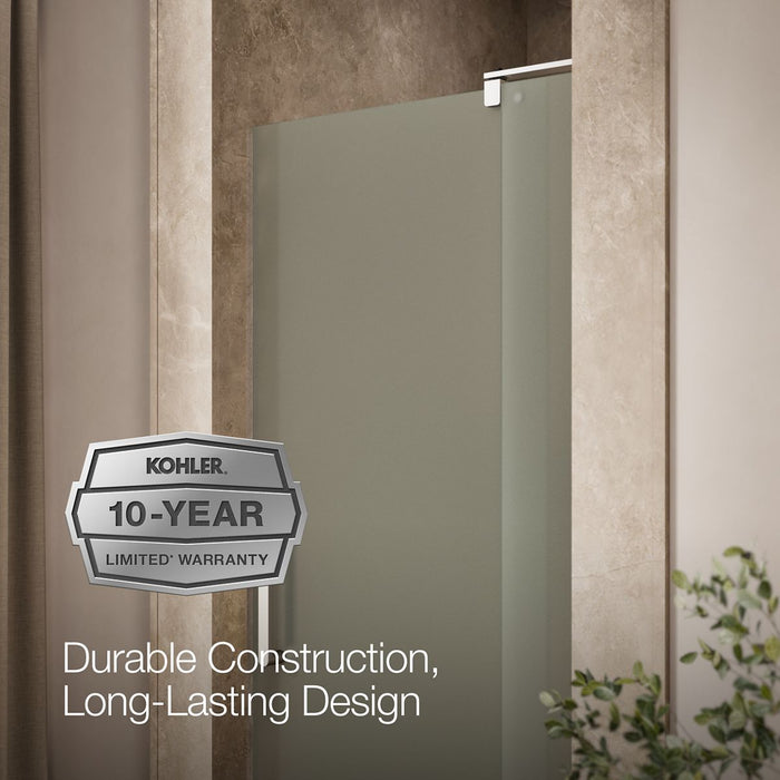 KOHLER K-707510-D3 Revel Pivot shower door, 70" H x 31-1/8 - 36" W, with 1/4" thick Frosted glass