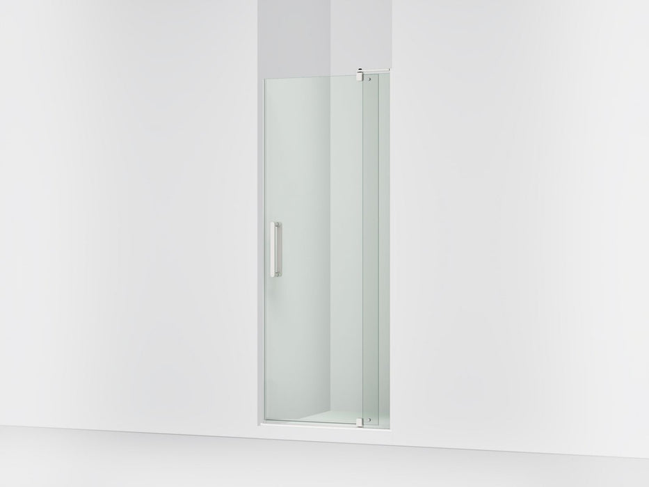 KOHLER K-707516-L Revel Pivot shower door, 74" H x 31-1/8 - 36" W, with 5/16" thick Crystal Clear glass