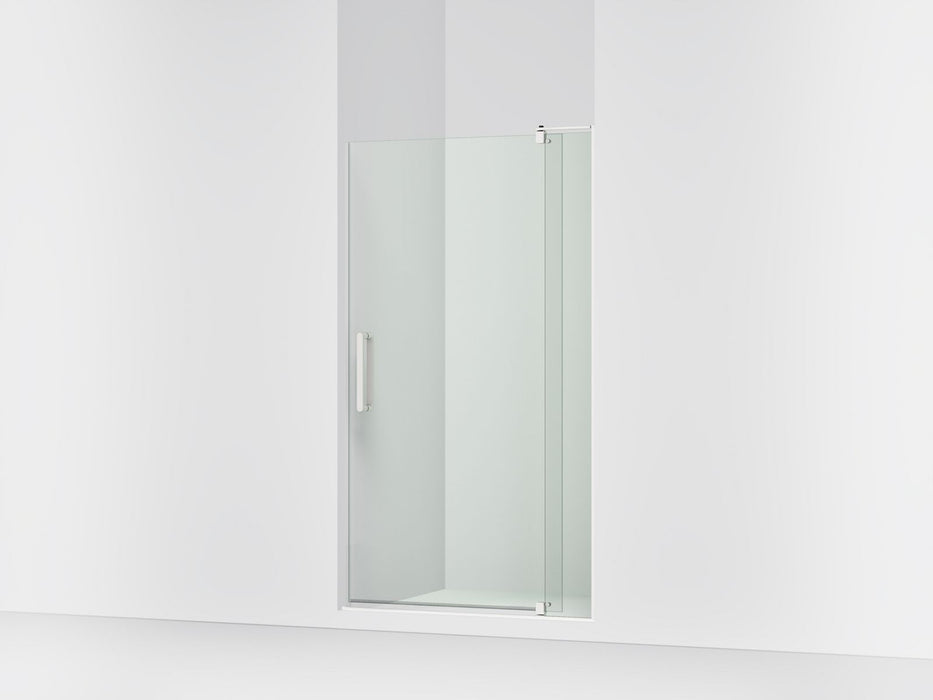 KOHLER K-707541-L Revel Pivot shower door, 70" H x 39-1/8 - 44" W, with 5/16" thick Crystal Clear glass