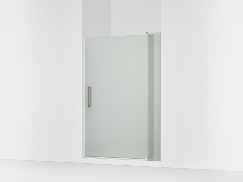 KOHLER K-707551-D3 Revel Pivot shower door, 70" H x 43-1/8 - 48" W, with 5/16" thick Frosted glass
