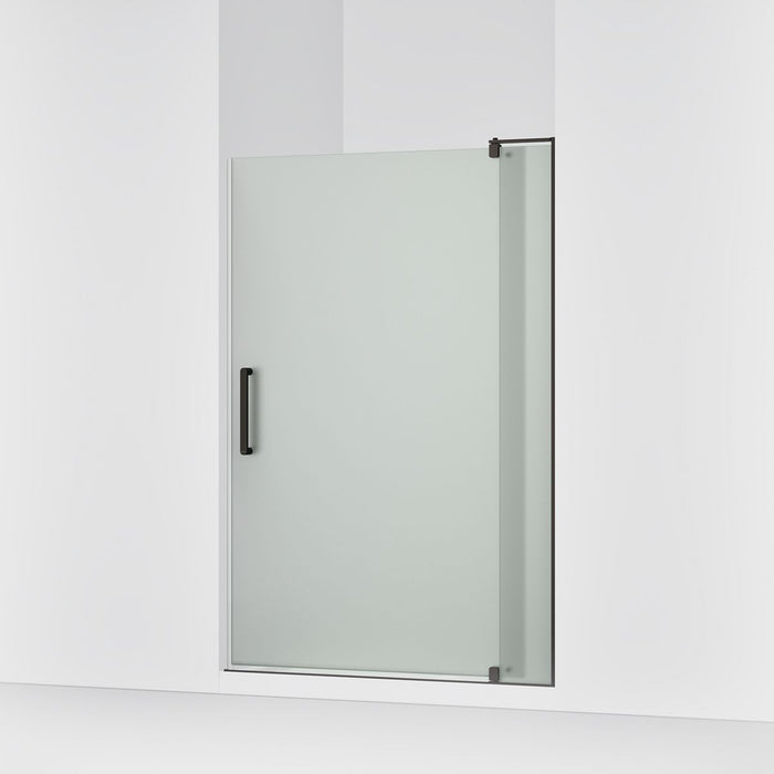 KOHLER K-707551-D3 Revel Pivot shower door, 70" H x 43-1/8 - 48" W, with 5/16" thick Frosted glass