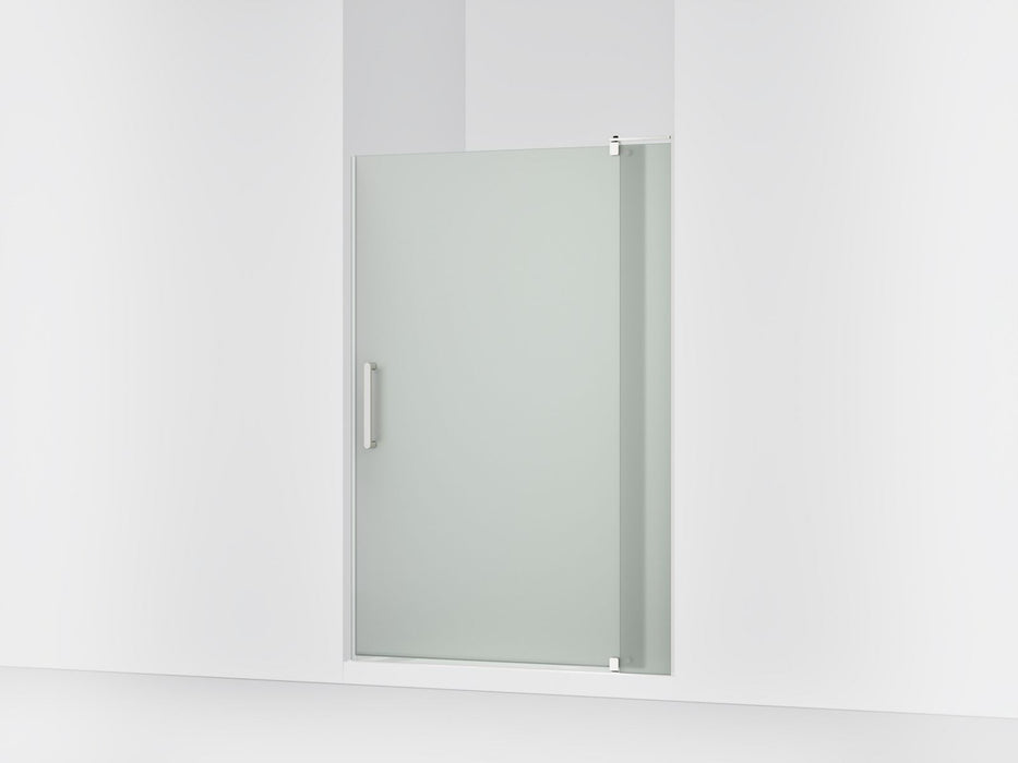 KOHLER K-707551-D3 Revel Pivot shower door, 70" H x 43-1/8 - 48" W, with 5/16" thick Frosted glass