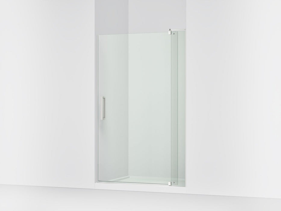 KOHLER K-707556-L Revel Pivot shower door, 74" H x 43-1/8 - 48" W, with 5/16" thick Crystal Clear glass