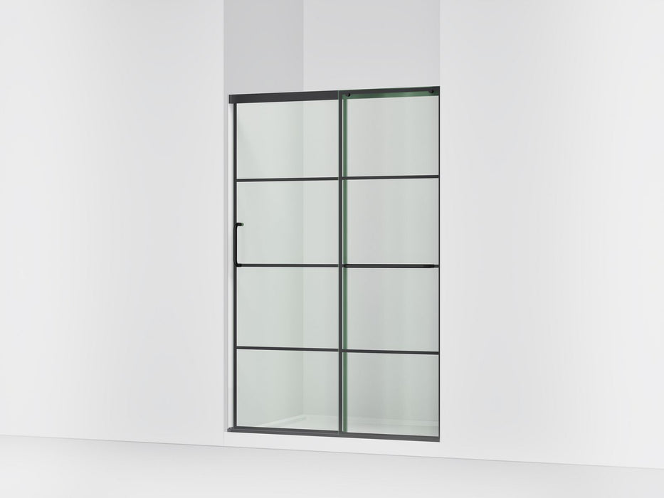 KOHLER K-707606-6G79 Elate Sliding shower door, 70-1/2" H x 44-1/4 - 47-5/8" W, with 1/4" thick Crystal Clear glass with...
