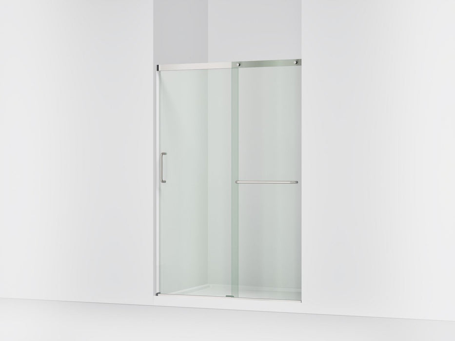 KOHLER K-707607-6L Elate Sliding shower door, 70-1/2" H x 50-1/4 - 53-5/8" W, with 1/4" thick Crystal Clear glass, matte...