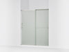 KOHLER K-707608-6D3 Elate Sliding shower door, 70-1/2" H x 56-1/4 - 59-5/8" W, with 1/4" thick Frosted glass, matte nickel