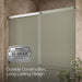 KOHLER K-707608-6D3 Elate Sliding shower door, 70-1/2" H x 56-1/4 - 59-5/8" W, with 1/4" thick Frosted glass, matte...
