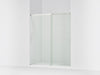 KOHLER K-707608-6L Elate Sliding shower door, 70-1/2" H x 56-1/4 - 59-5/8" W, with 1/4" thick Crystal Clear glass, bright...
