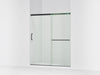 KOHLER K-707608-6L Elate Sliding shower door, 70-1/2" H x 56-1/4 - 59-5/8" W, with 1/4" thick Crystal Clear glass, matte...