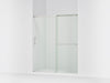 KOHLER K-707608-6L Elate Sliding shower door, 70-1/2" H x 56-1/4 - 59-5/8" W, with 1/4" thick Crystal Clear glass, matte...