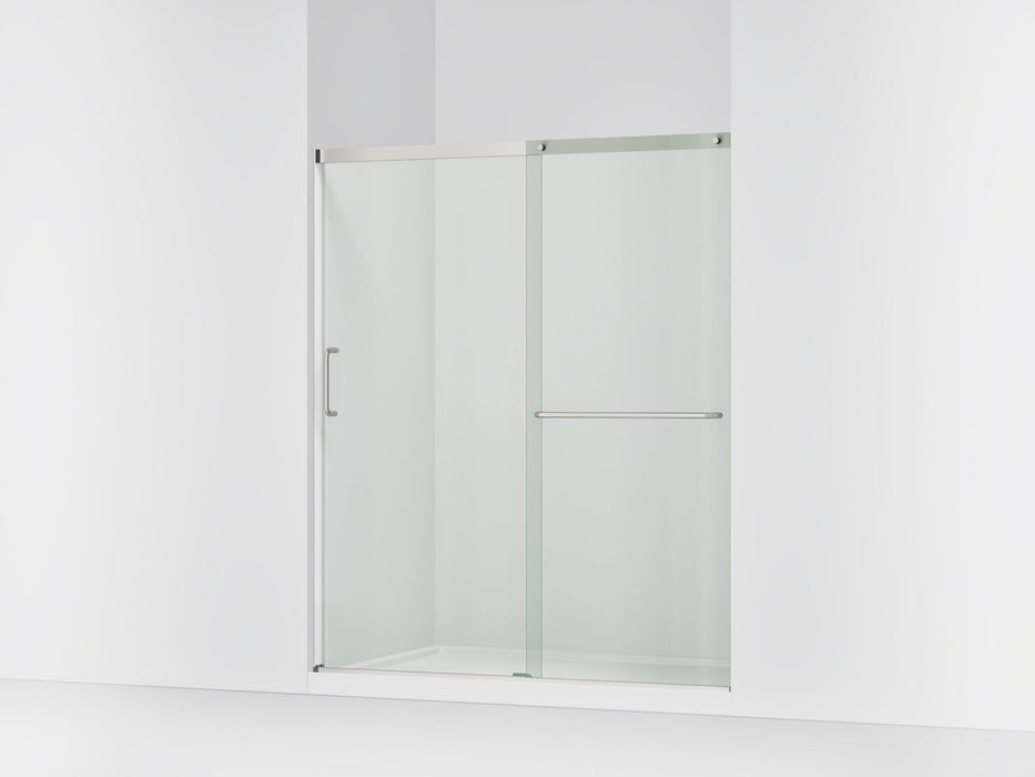 KOHLER K-707608-6L Elate Sliding shower door, 70-1/2" H x 56-1/4 - 59-5/8" W, with 1/4" thick Crystal Clear glass, matte...