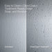 KOHLER K-707609-6D3 Elate Sliding bath door, 56-3/4" H x 56-1/4 - 59-5/8" W, with 1/4" thick Frosted glass, matte nickel...
