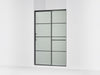 KOHLER K-707613-8G80 Elate Sliding shower door, 75-1/2" H x 44-1/4 - 47-5/8" W, with heavy 5/16" thick Frosted glass with...